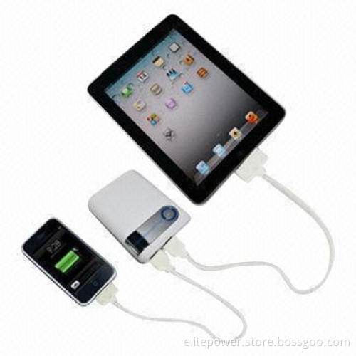 Dual USB Port Power Bank, 12,000mAh for iPad 3, iPhone, HTC, Samsung and Nokia